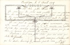 Fantasy - Festival - Birthday - 1915 - Flowers - Complexion - CPA