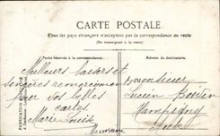 Phantasie - Militaria - sodat - liebenswurdige Lilie des Tales tragt zu ihm Gluck - Markierungsfahnenband lilly weg vom Tal - CPA