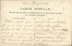 Fantaisie - Couple - Mariage - marriage - Wedding - CPA