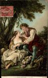 Fantaisie - Couple - amour - Madame Laillet - CPA 