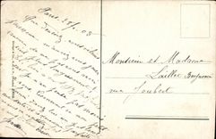Fantaisie - Couple - amour - Madame Laillet - CPA