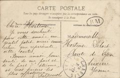 Fantaisie - Homme - Heureuse Annee - CPA 