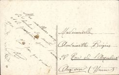 Fantaisie - Couple - Bonne Annee - Boitre a Lettres - Poste - CPA 