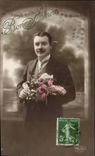 Fantaisie - Homme - Bonne Annee - CPA 