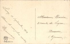 Fantasy - Children - Child with stick - duck - CPA