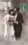 Fantaisie - Couple - Ne vous semble-t-it pas que le plus doux poeme - CPA 