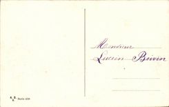 Phantasie - Festival - gluckliches Pacques - ouefs und Blumen - CPA