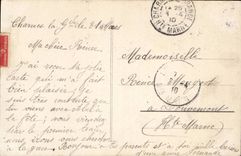 Fantaisie - Couple ( Le Jour ou les poissons sauront enfin parler de nos coeurs - peche - CPA -