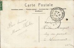 Fantaisie - Couple - Bon Souvenir - CPA -