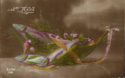 Phantasie - Festival 1 April - die Fische - die Sunde - CPA -