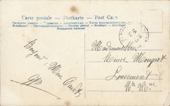 Fantaisie - Couple - Un Petit Flirt CPA 