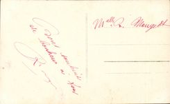 Fantasy - Child - Happy New Year - Sweet child with flowing curls - CPA