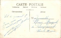 Fantasy - Man - Happy New Year - handsome man with thick mustache - CPA