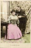 Fantaisie - Couple - Le Choix d'un nom - CPA 