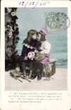 Fantasy - 1906 - Child - Christmas - Christmas - the love my small Pierre is to approach well close - CPA