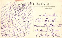 Perreux CPA Places Republic (tram railroads nogentais Noisy the Large one)