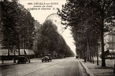 Neuilly sur Seine CPA Avenue du Roule a la rue de Chartres