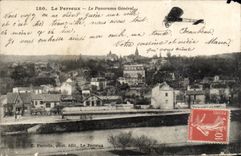 Perreux CPA the general panorama (plane)