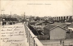 Nogent on the Marne CPA Panorama