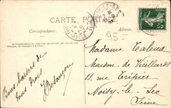 Saint Leu Taverny CPA the crossroads of the street of Pontoise and the street of Boissy