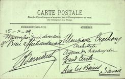 CPA Schloss der Chantilly Galerie der Hirsche