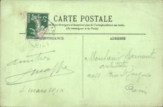 CPA Castle of Chantilly the castle (western southern frontage)