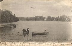 Enghien les Bains CPA the lake