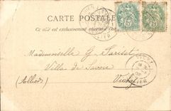 Enghien les Bains CPA the lake