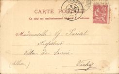 Enghien les Bains CPA the small lake