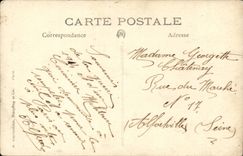 Real photo Militaria Regiment cooks (Gerogette Chatenay Rue of the market has Alfortville cooks)