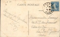 CPA Peninsula of Quiberon Arch of White Port Seen of outside