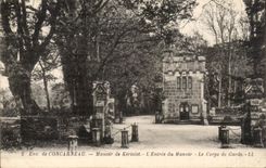 Surroundings of Concarneau CPA Manor of Keriolet Entering of the manor the body of guard