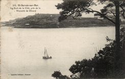 Saint Servan auf Mer CPA das Fort der Anfuhrungsstriche genommen vom Vicomte von Dinard