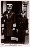 CPA HM King George V Edward Duke off Cornwall
