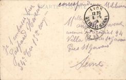 Avon - Porch of the Church - CPA