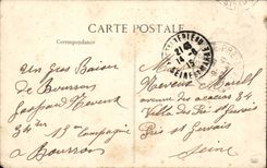 Fontainebleau - the drill - Sphinx of the Druids - CPA