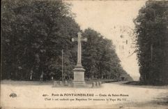 Fontainebleau - the Drill - Cross of Saint Herem - CPA