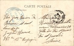 Drill of Fontainebleau - revolving Road heights of Sulle - CPA