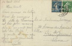 Wimereux - the Beach and Villas - CPA