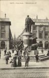 Reims - Place Royal - Statue of Louis XV - CPA