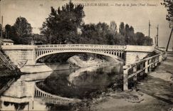Neuilly sur Seine CPA Pont de la Jatte (pont Bineau)