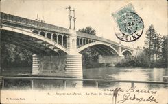 Nogent on the Marne CPA the bridge of Champigny