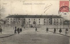 Courbevoie CPA Barracks of infantry