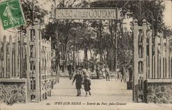 Ivry on the Seine CPA Entrance of Costing the Jules park