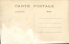 Asnieres CPA Floods of January 1910 Street giving on the quay