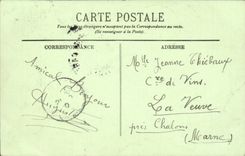 Boulogne on the Seine CPA the street of the port