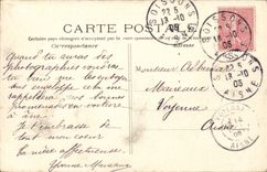 Boulogne on the Seine CPA the bridge and the roadway of the bridge