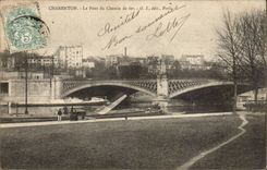 Charenton CPA the bridge of the railroad