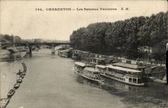 Charenton CPA Parisian boats