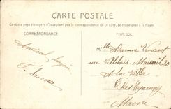 Clichy CPA die nationale Prachtstrasse nah an der Strasse von Huntings